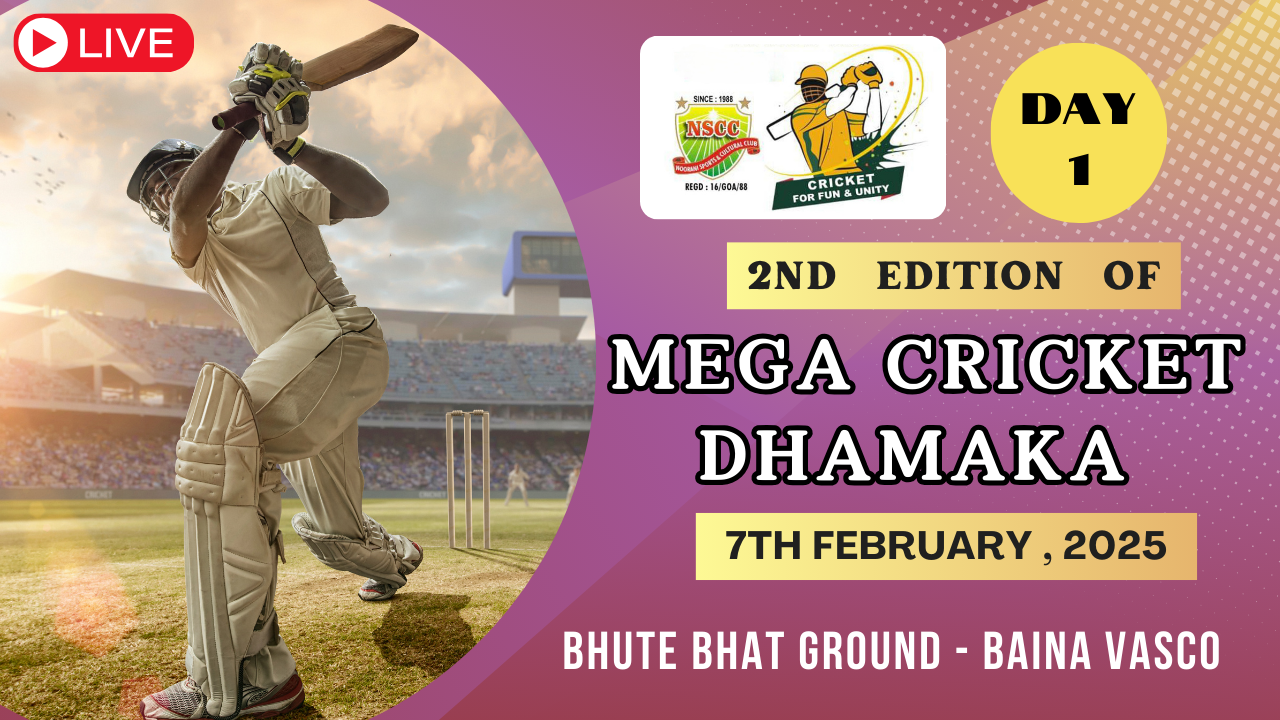 LIVE DAY 1 | VASCO | MEGA CRICKET DHAMAKA | 2ND EDITION 